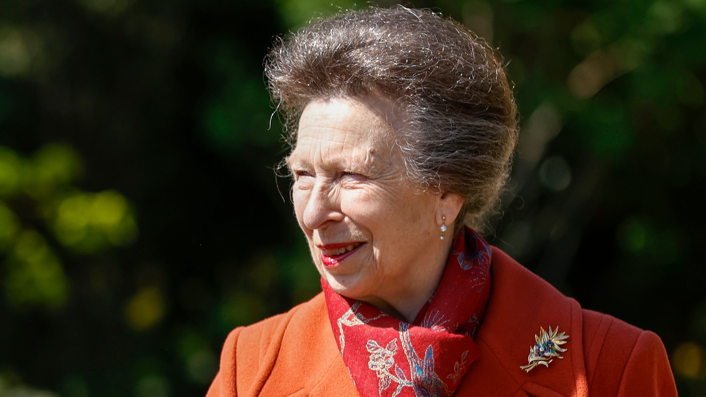 Princess Anne smiles during the official opening of The Queen Elizabeth II Garden in The Regent&amp;rsquo;s Park on April 21, 2026