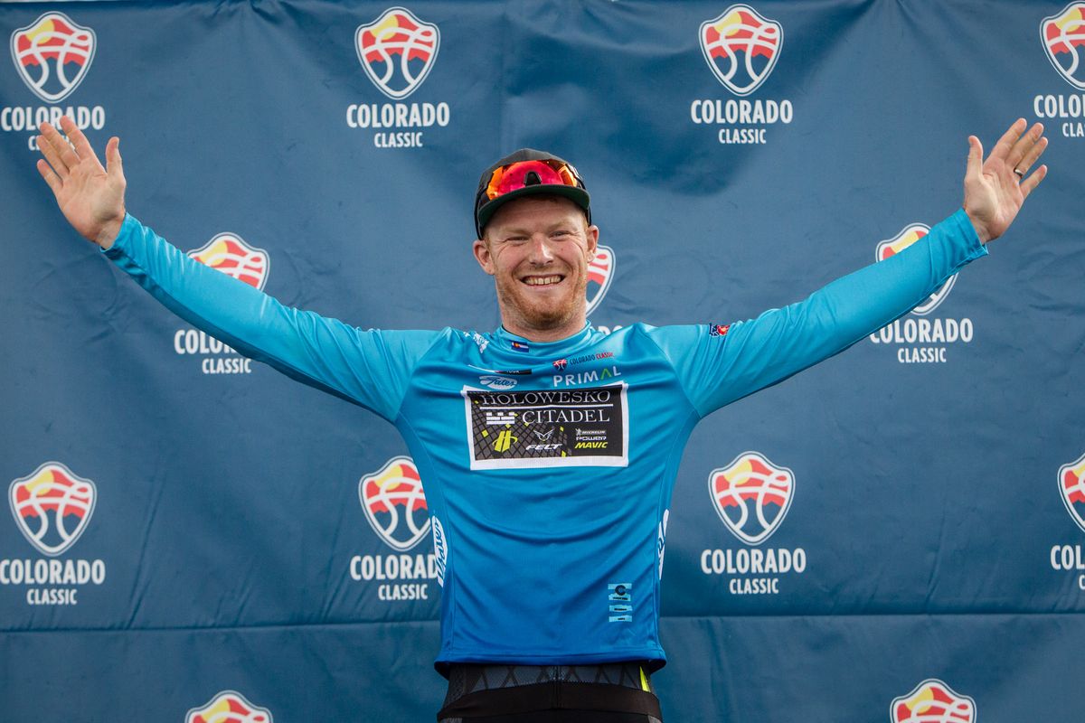 First race leader, John Murphy (Holowesko-Citadel)