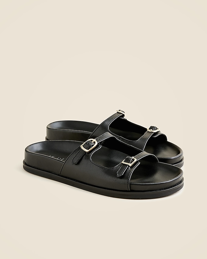 New Colbie Buckle Sandals in Leather