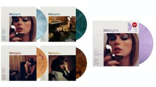 Taylor Swift Midnight album vinyl colour variations