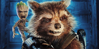 Rocket and Groot in a Guardians 2 poster