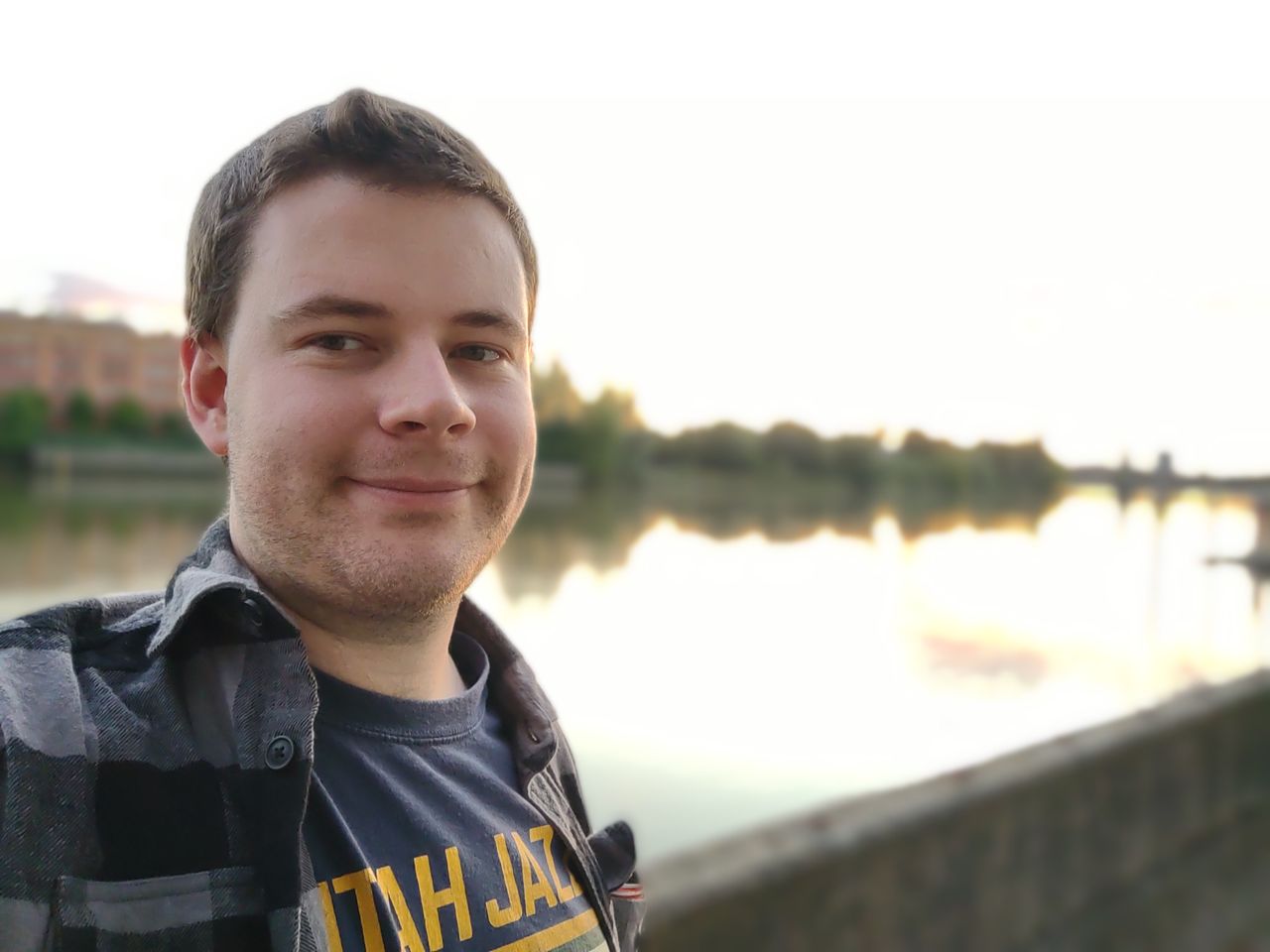 A selfie in Portrait mode - this looks much better