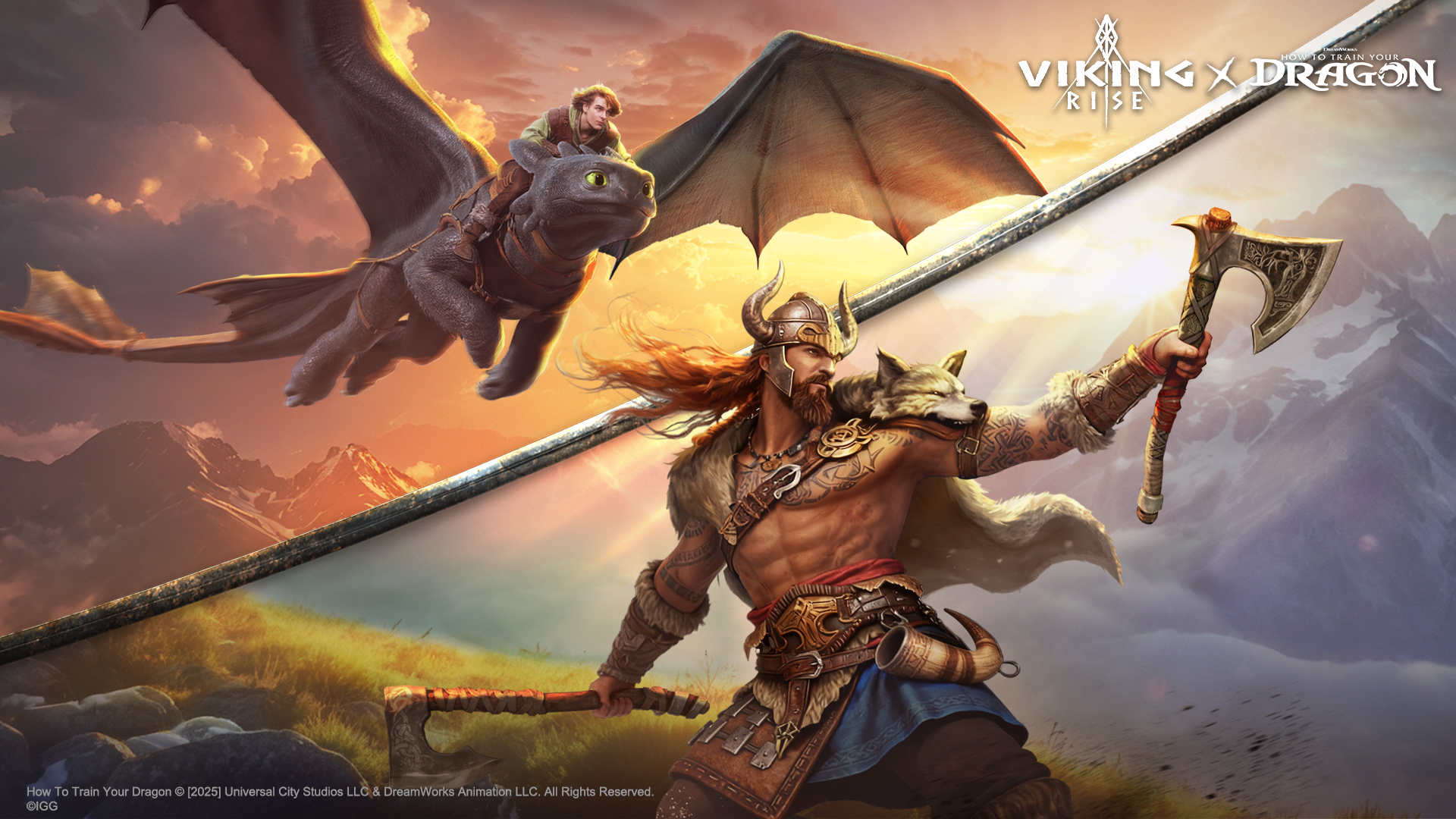 Viking Rise x How to Train Your Dragon crossover