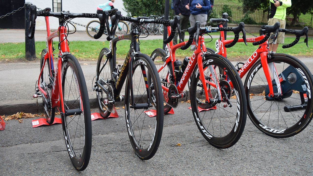 Team Wiggins raced on a mix of 2018 and 2017 season Pinarello Dogma F10 framesets