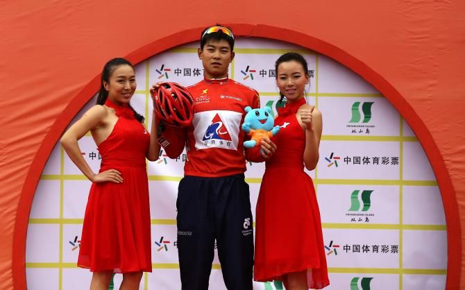 Zhi Hui Jiang (Max Success Sports) on the podium