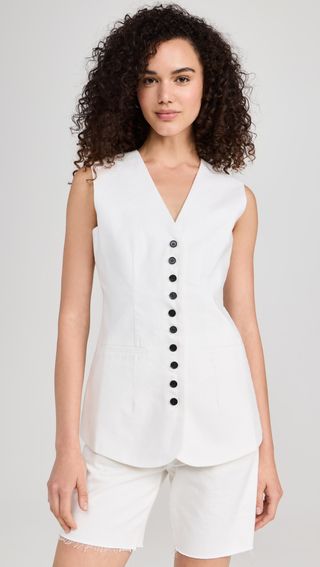 Pixie Market, Tasia Linen Vest Top