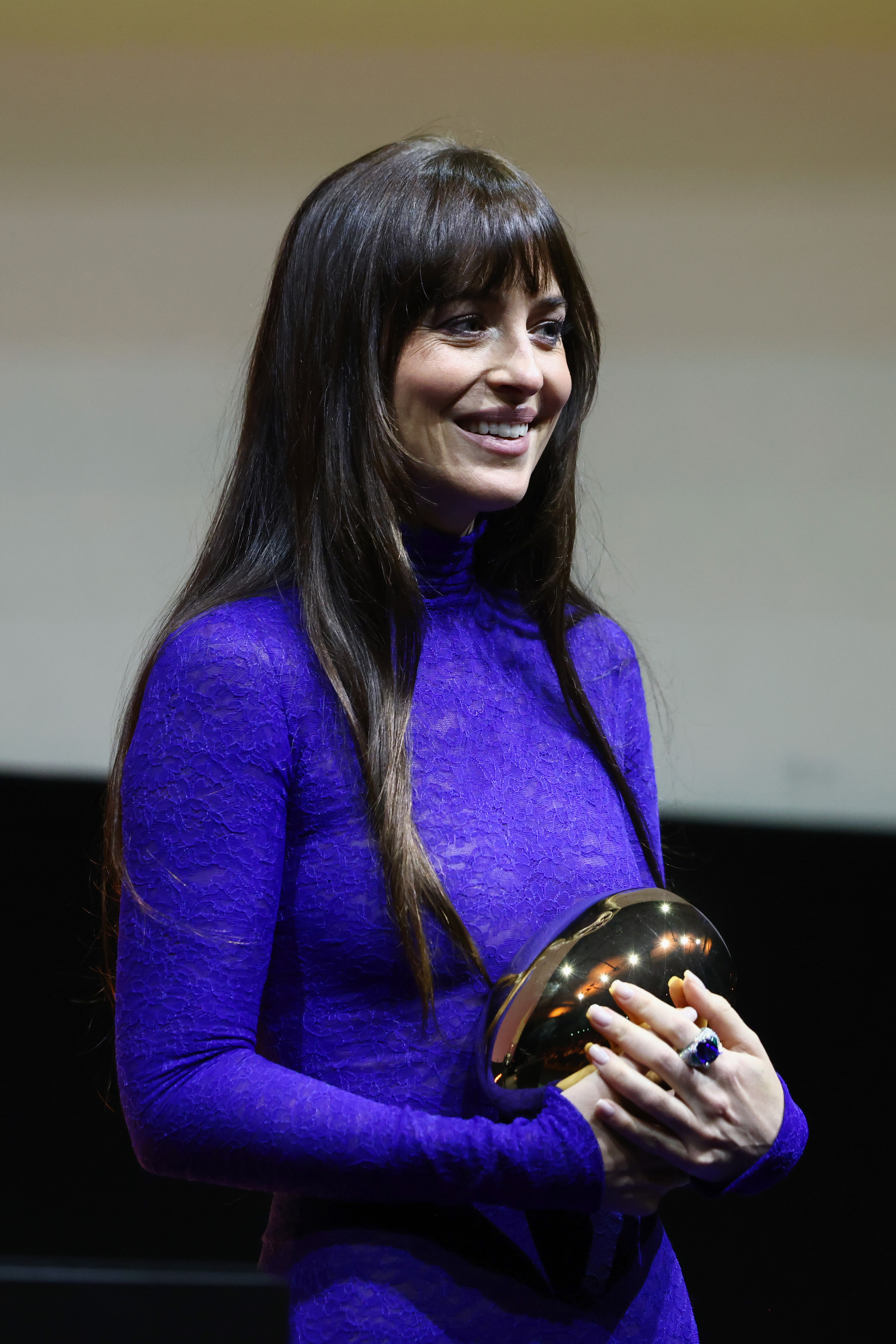 Dakota Johnson wore Roberto Coin jewelry at the Zurich Film Festival