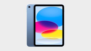 10th generation iPad on a gray background