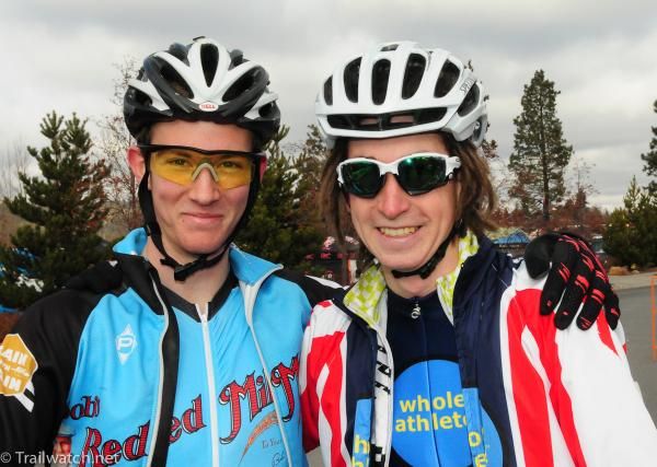 Andrew Dillman, left, and Richard Gorry at the start