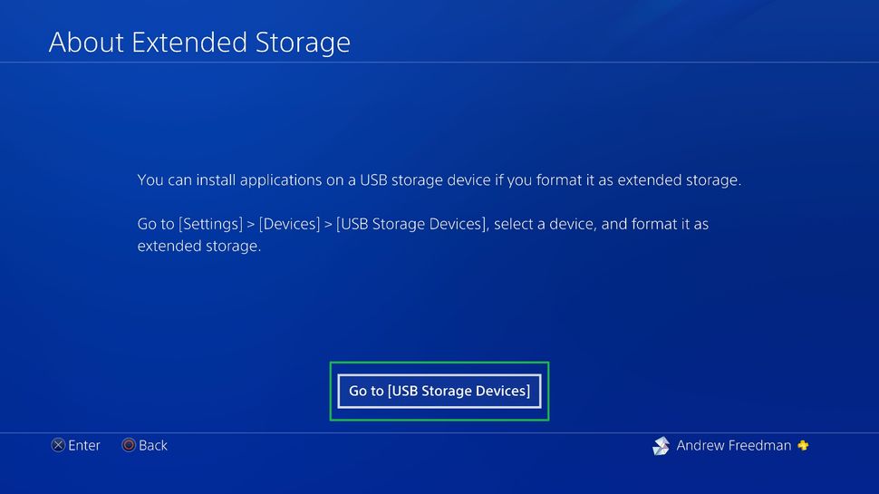 How to Set Up External Storage for PS4 and PS4 Pro Tom's Guide