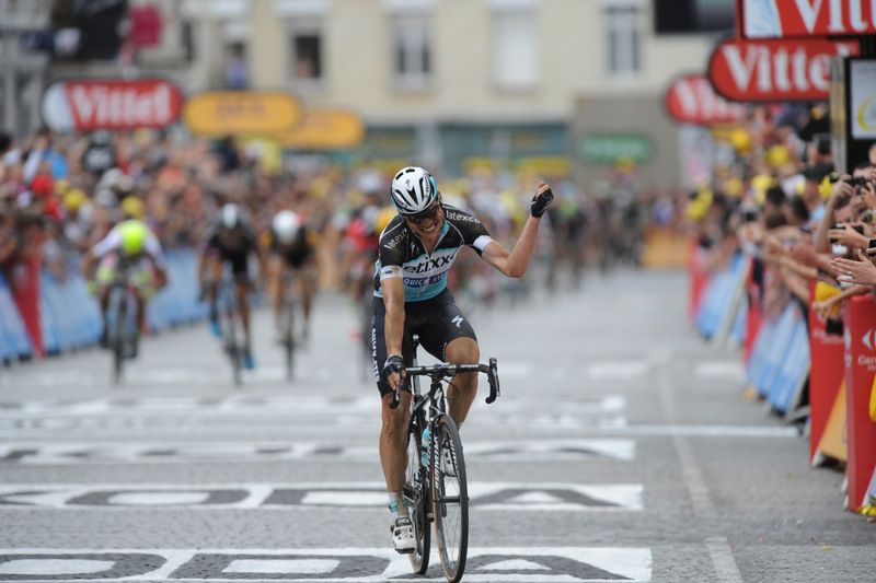 Yes! Tony Martin (Etixx-Quick Step) celebrates