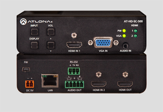 Atlona's New HD Scaler Features 3x1 Switching for HDMI and VGA