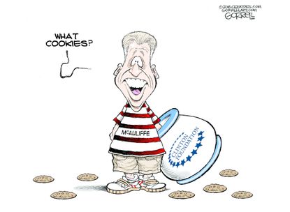 Political Cartoon U.S. Clinton Foundation