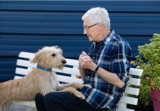 Paul O'Grady meets Marti a lurcher puppy