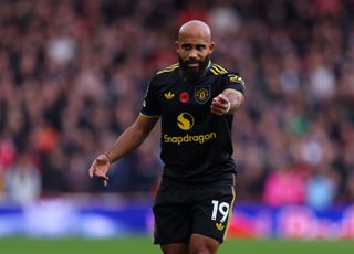 Manchester United striker Bryan Mbeumo