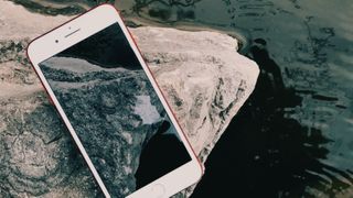 iPhone 7 by water