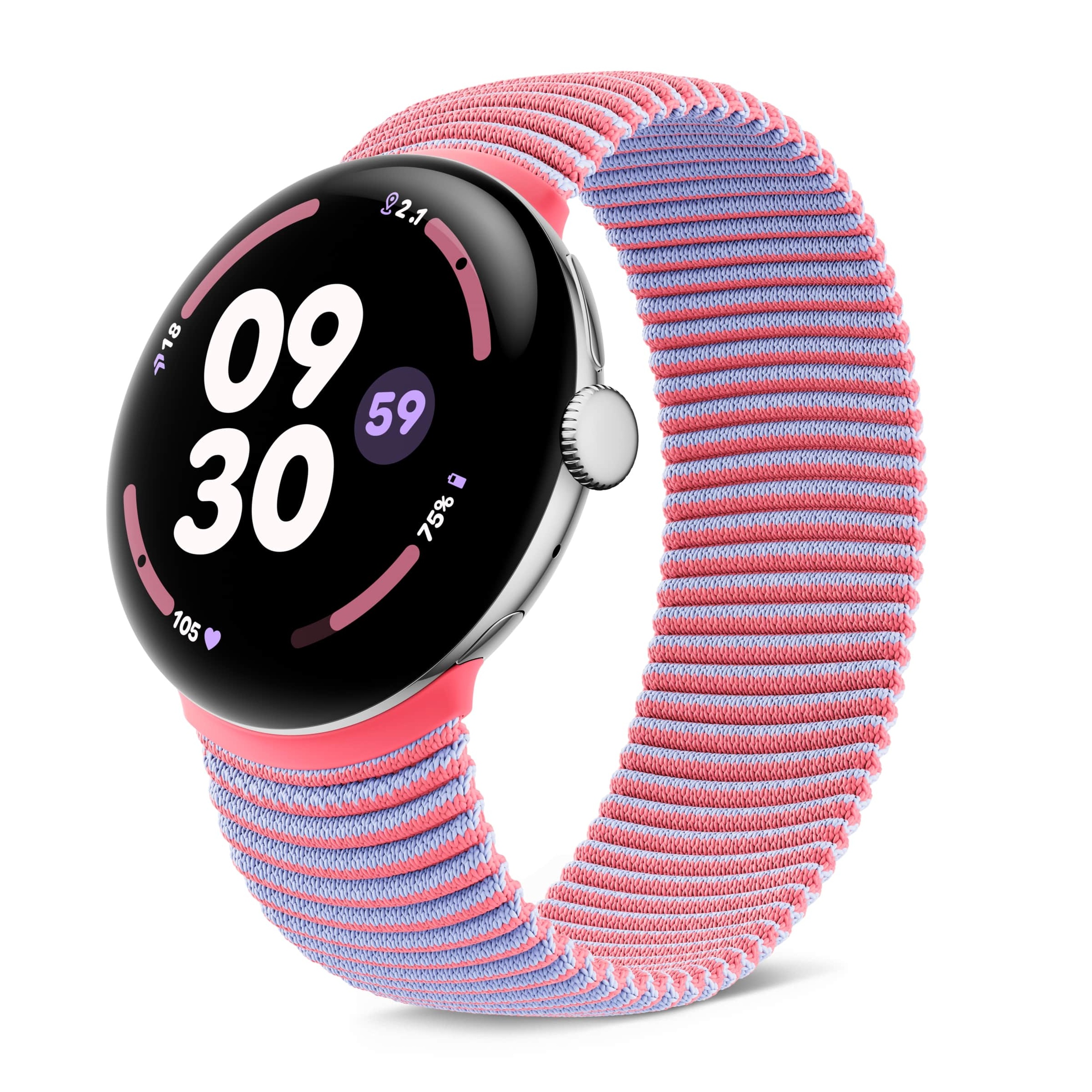 Google Pixel Watch 4 with Gradient Stretch Band