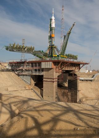 Soyuz Rocket at Launch Pad