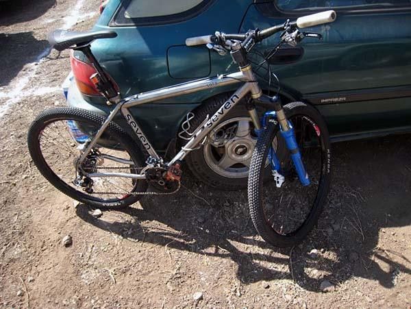 Mary &amp; Mike set their bikes up with equipment well suited for a dry day.