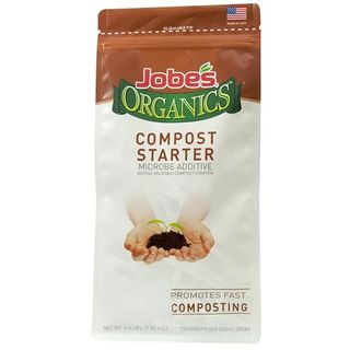 Jobe's Organics Fast Acting Granular Fertilizer Compost Starter, Easy Plant Care Compost Accelerator, 4 Lbs Bag