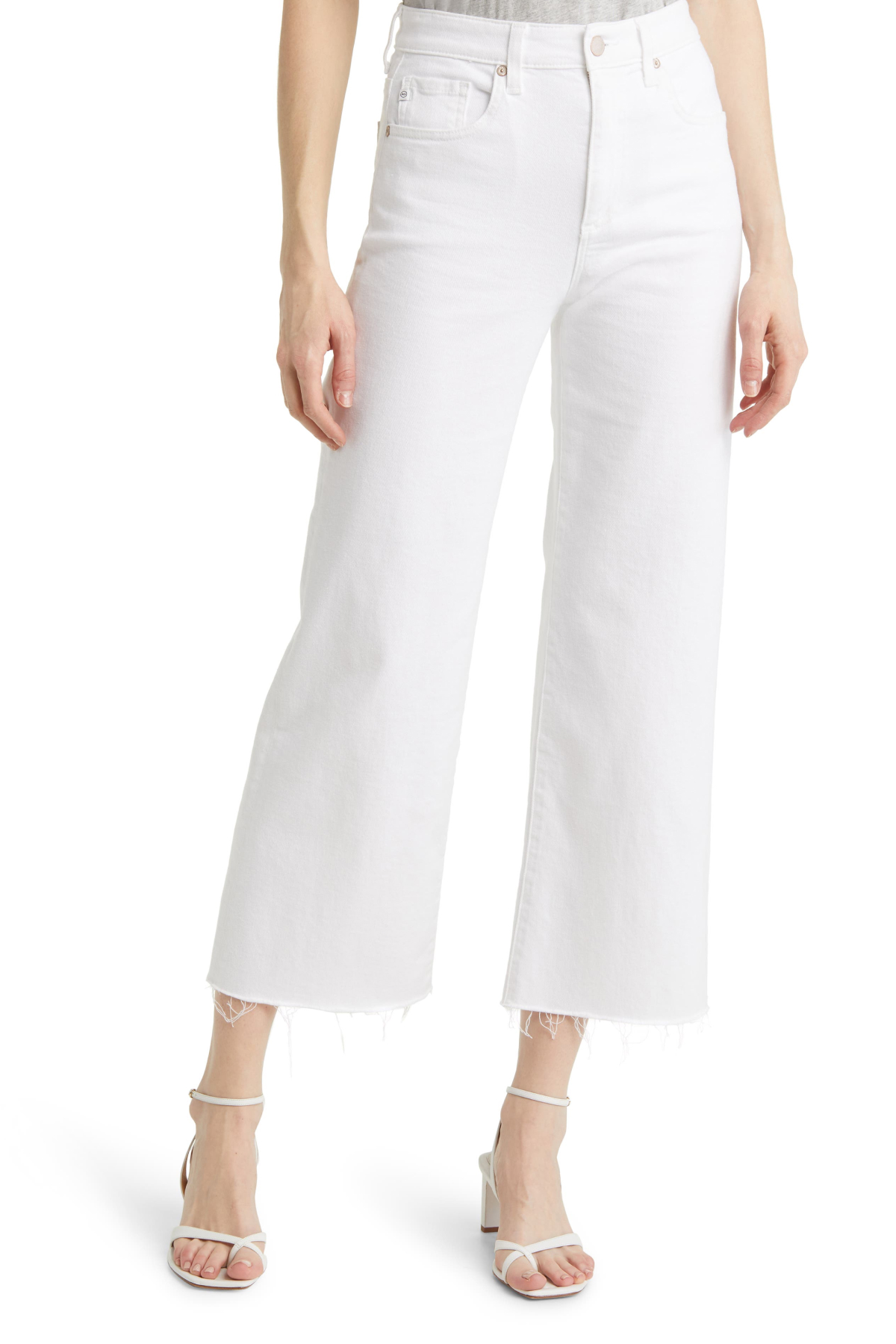 AG Saige High Waist Ankle Wide Leg Jeans