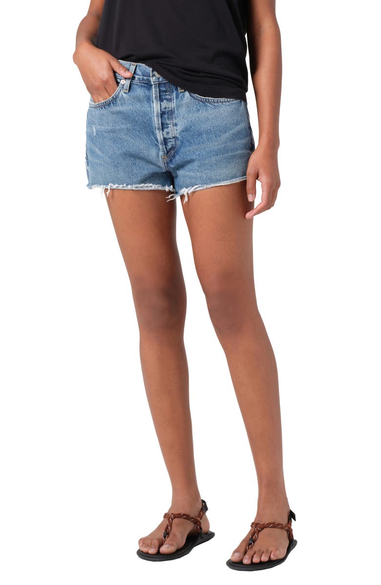 Parker High Waist Denim Cutoff Shorts