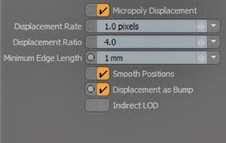 These displacement settings should sort you right out