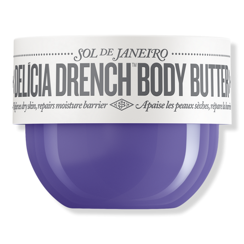 Delícia Drench Deeply Moisturizing Body Butter for Dry Skin - 2.5 Oz