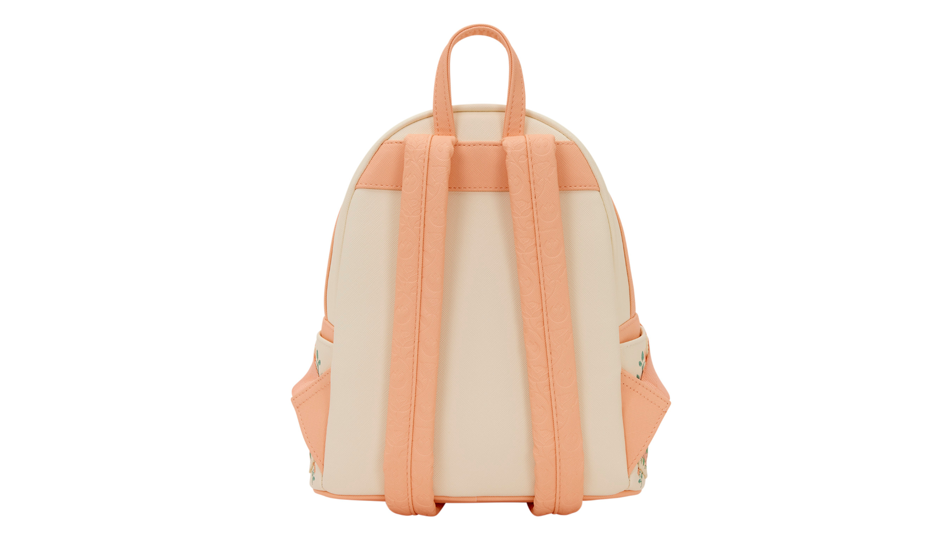 Star Wars Loungefly Mini Backpack with Leia, Rey, and Padme on a plain background