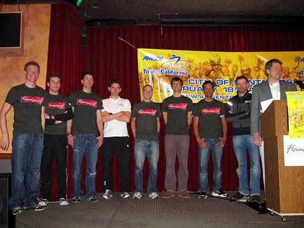 The team is getting ready for the Tour of California.