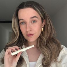 Deputy beauty editor Grace Lindsay testing the Victoria Beckham Contour Stylus