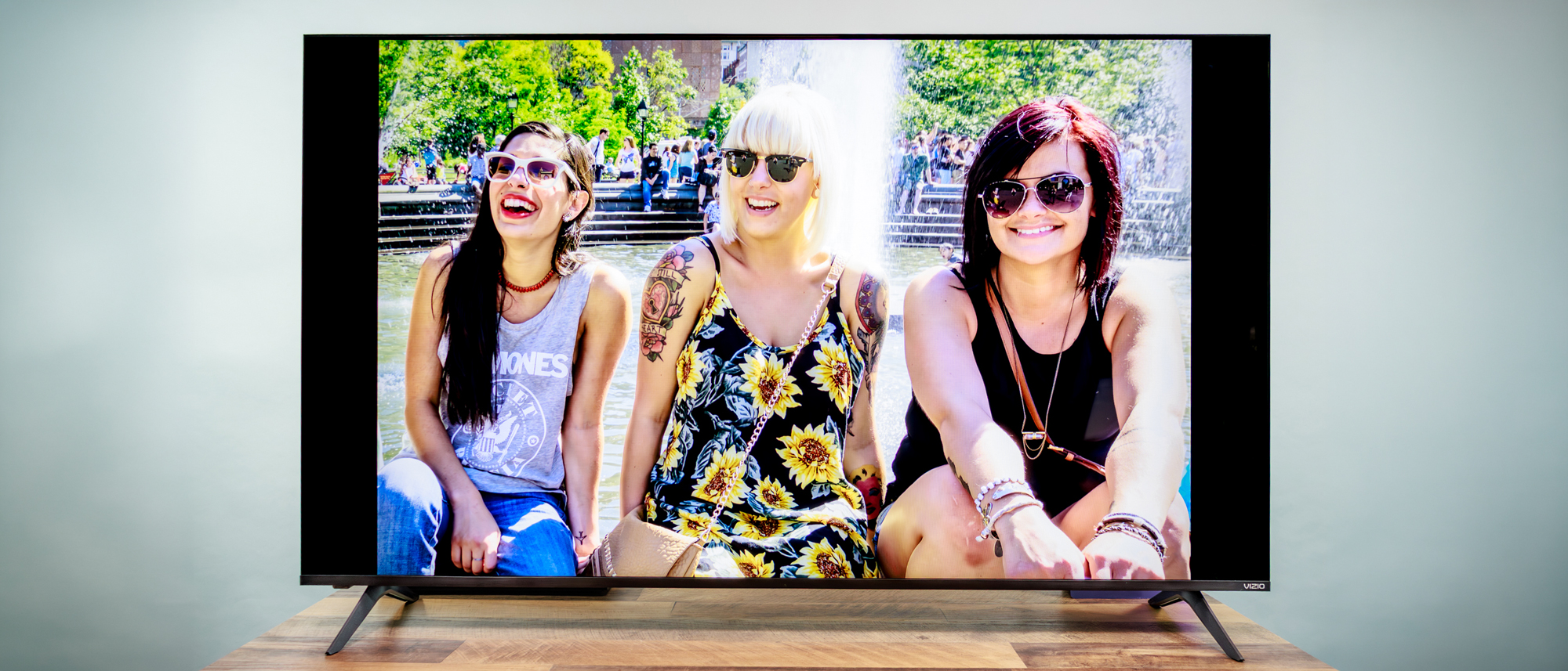 Vizio Mini LED Quantum 4K Smart TV on a table