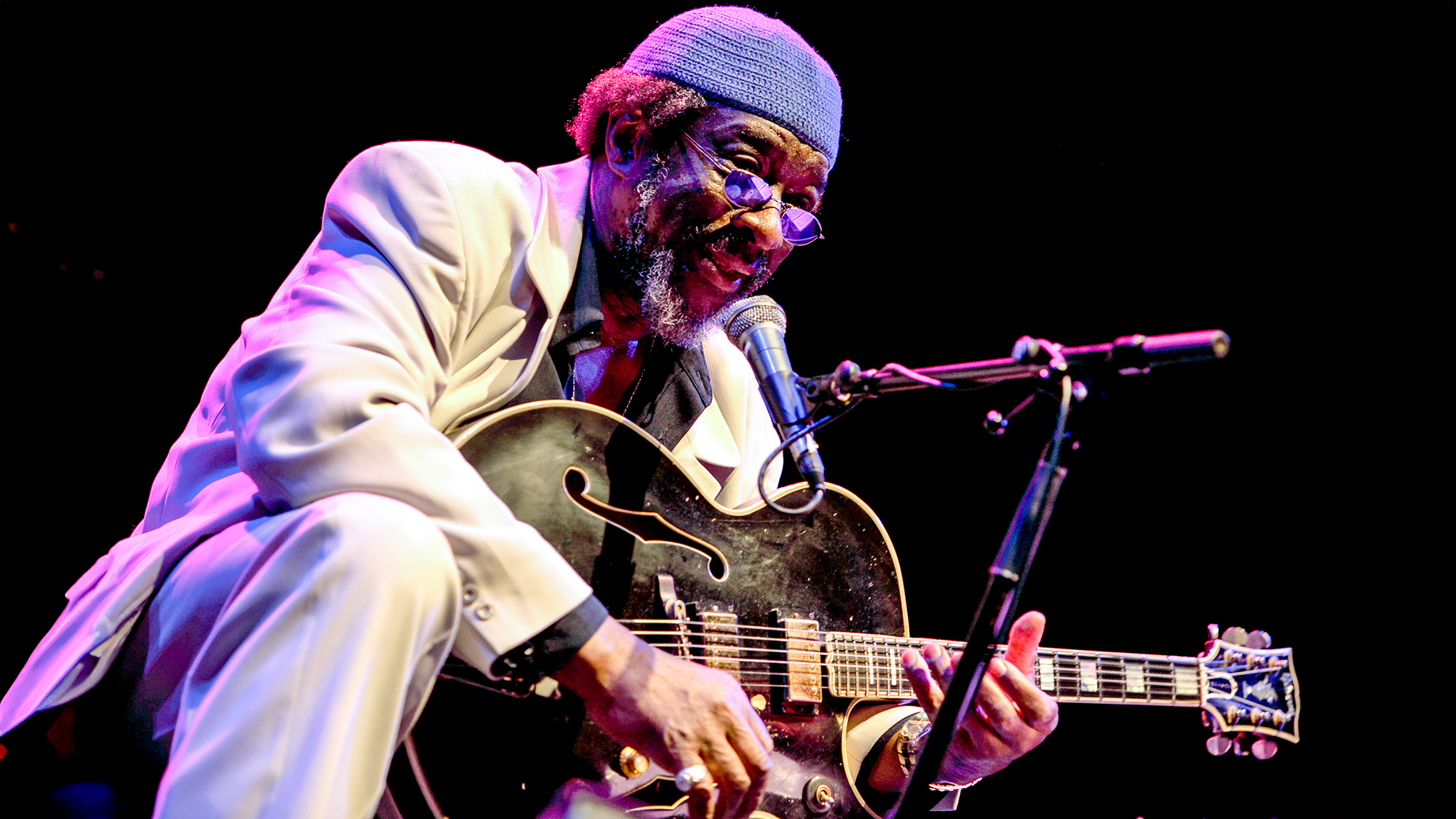 James Blood Ulmer performs in London at Meltdown, June 16, 2009.
