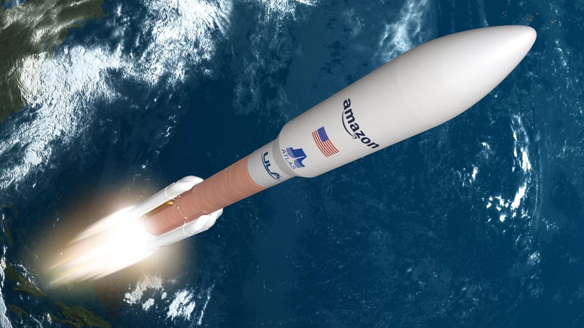 Amazon’s 1st Kuiper megaconstellation satellites will launch on a ULA Atlas V rocket