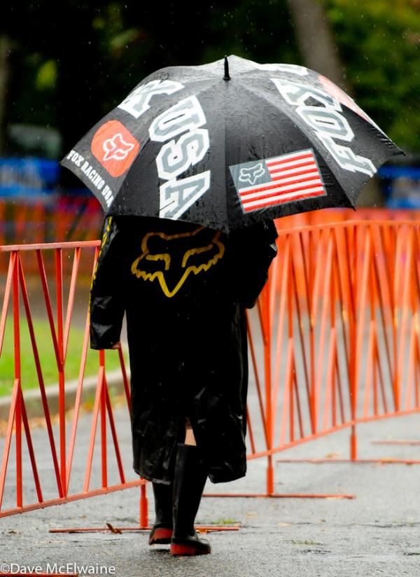 Proper attire for today's races in Providence