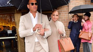 Alex Rodriguez and JLo