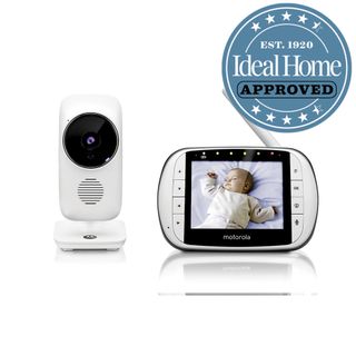 Motorola MBP331 digital video baby monitor with Ideal Home approved logo