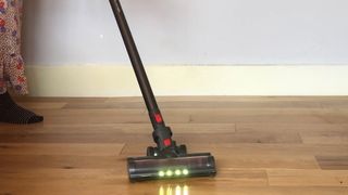The main wand and floor cleaning head of the Proscenic P11 cordless vacuum cleaner