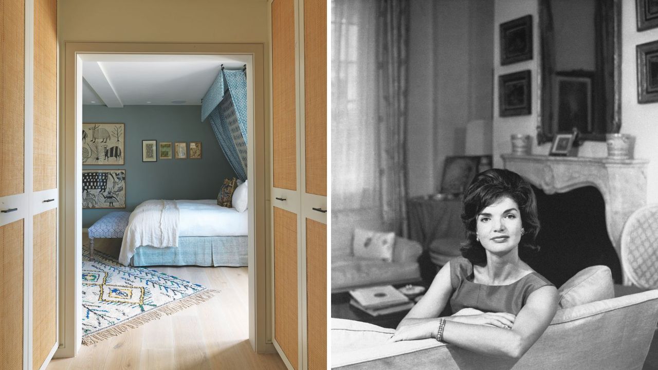 Jackie Kennedy blue bedroom