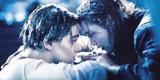 Jack and Rose in titanic, ending door scene
