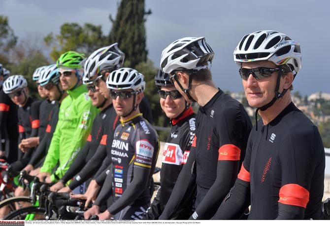 The Cycling Academy team presented by Peter Sagan