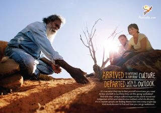 Tourism Australia’s walkabout-themed campaign put Outback landscapes front and centre
