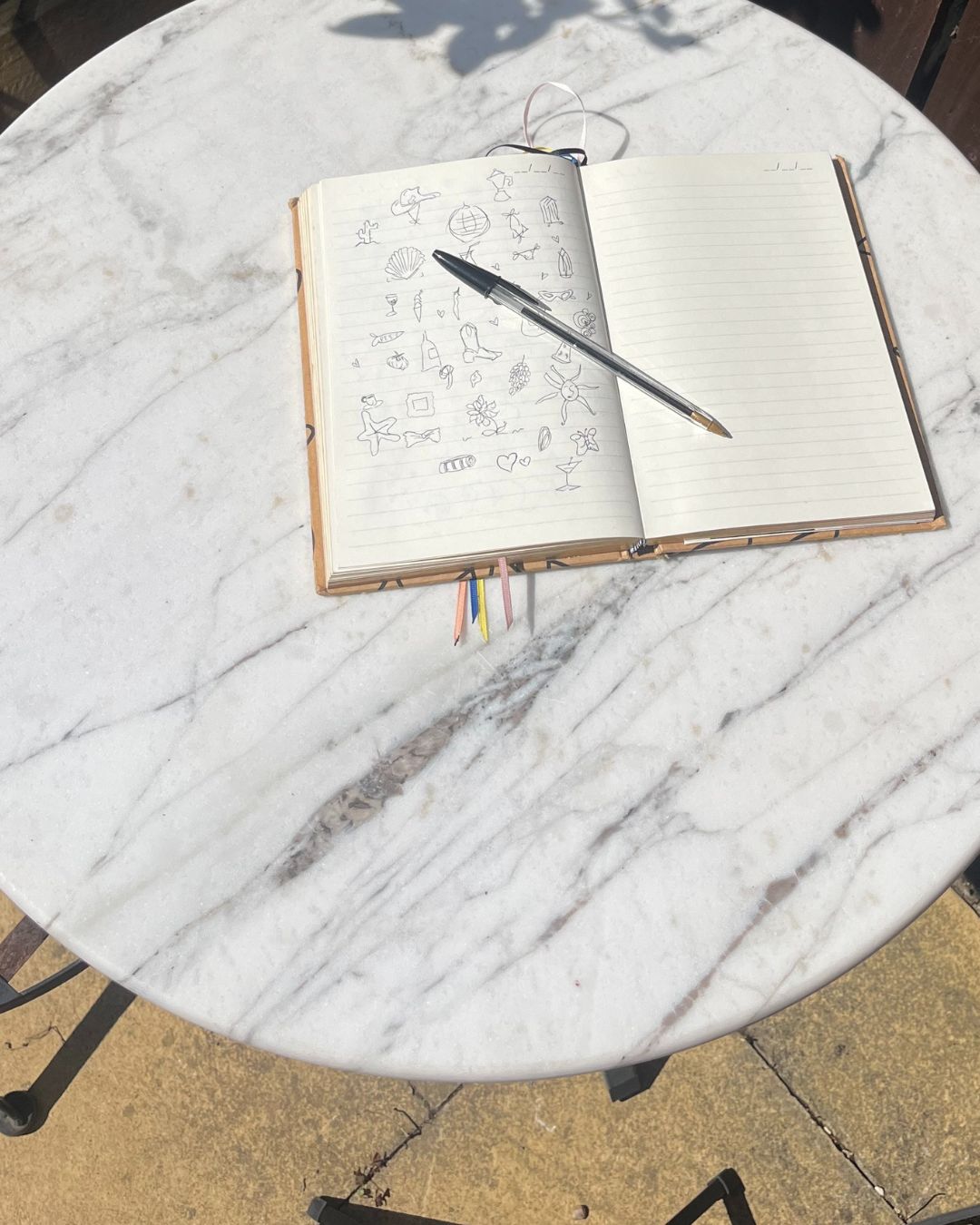 Health writer Ash S trying doodling for mental health