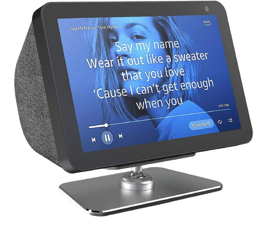 thumbnail image 2 of Adjustable Aluminum Stand For Echo Show 8 (1st & 2nd Gen) – Tilt & Rotate 2 of 6