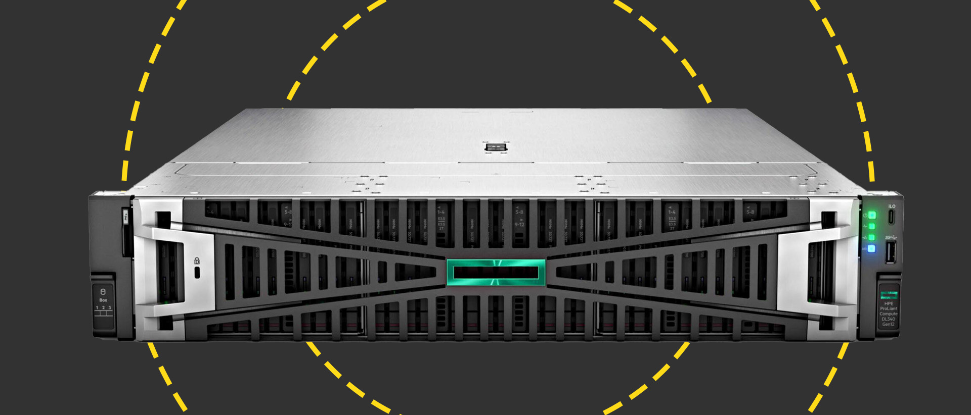 The HPE ProLiant Compute DL340 Gen 12 on the ITPro background