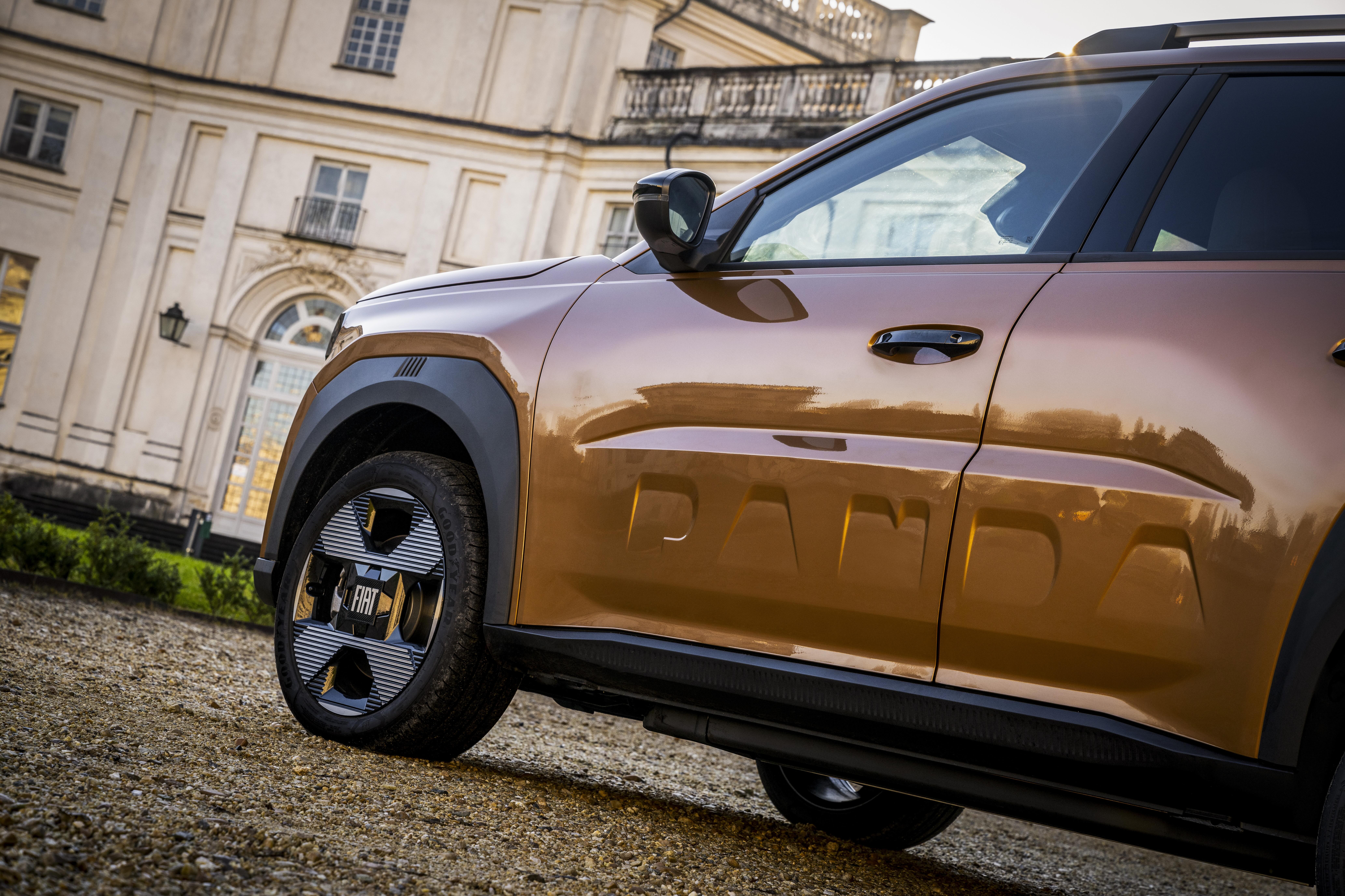 Detail of the new Fiat Grande Panda