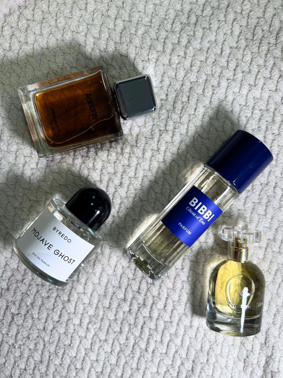 Denise Primbet testing Scandi perfumes