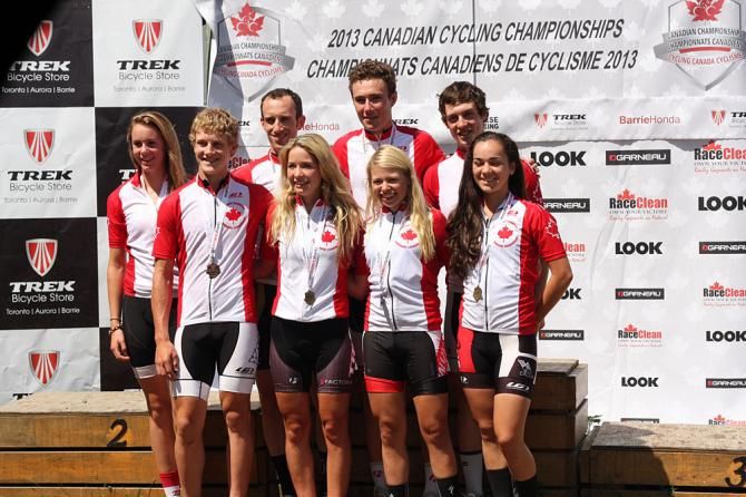 The 2013 Canadian National Champions in cross country racing