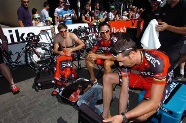 The BMC team prepare for another tough stage