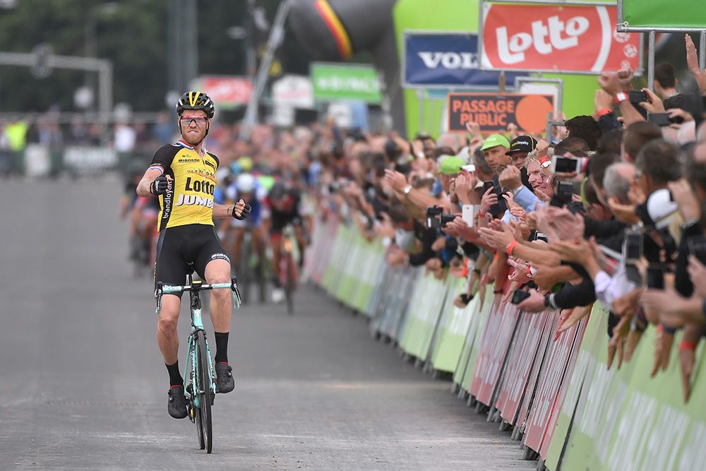 Lars Boom (LottoNL-Jumbo) was cheered by the crowd